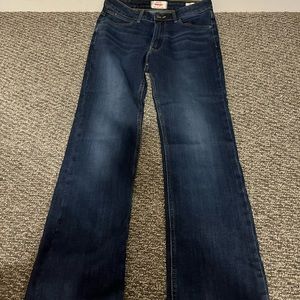 Wrangler womens High Rise Bold Boot Jeans, Stockton, 6W x 30L US Never Worn